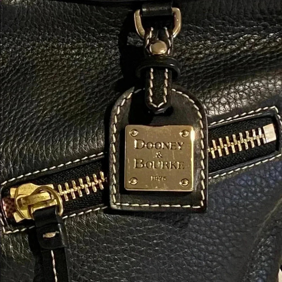 Dooney & Bourke Black leather hobo handbag - Picture 8 of 14